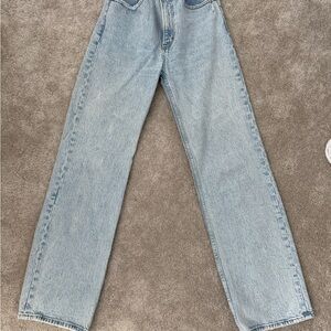 Abercrombie & Fitch Light Wash High Rise Jeans